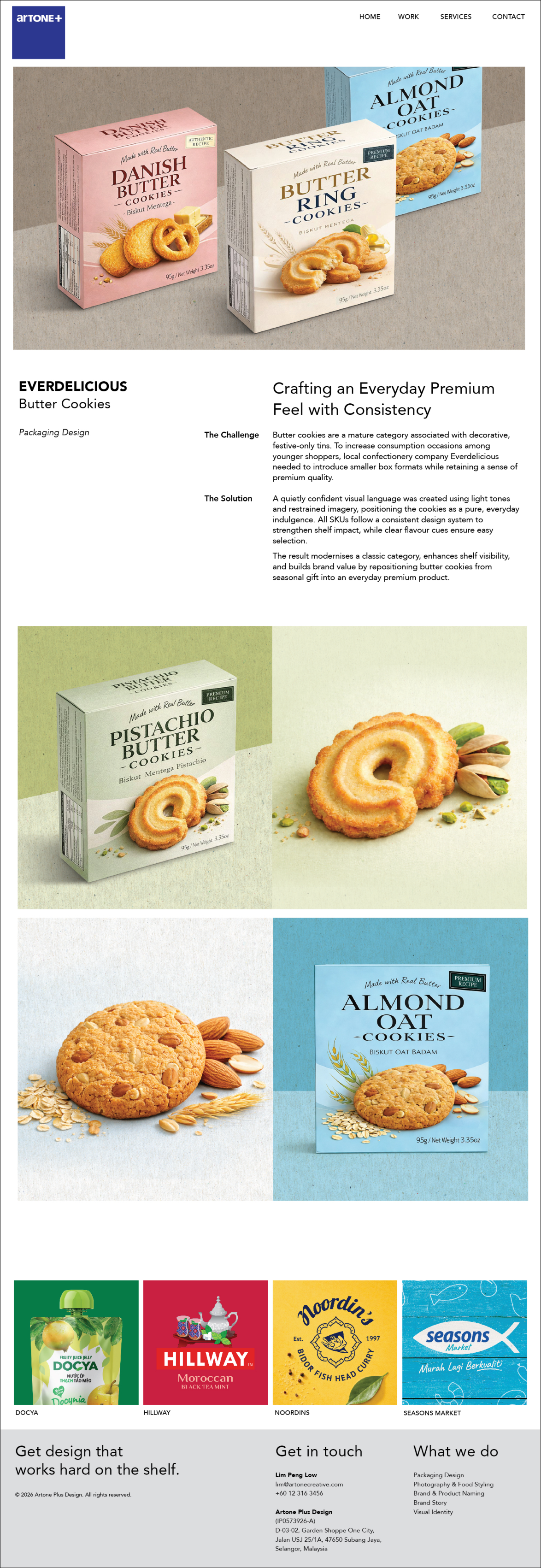 Everdelicious - Butter Cookies Packaging Design